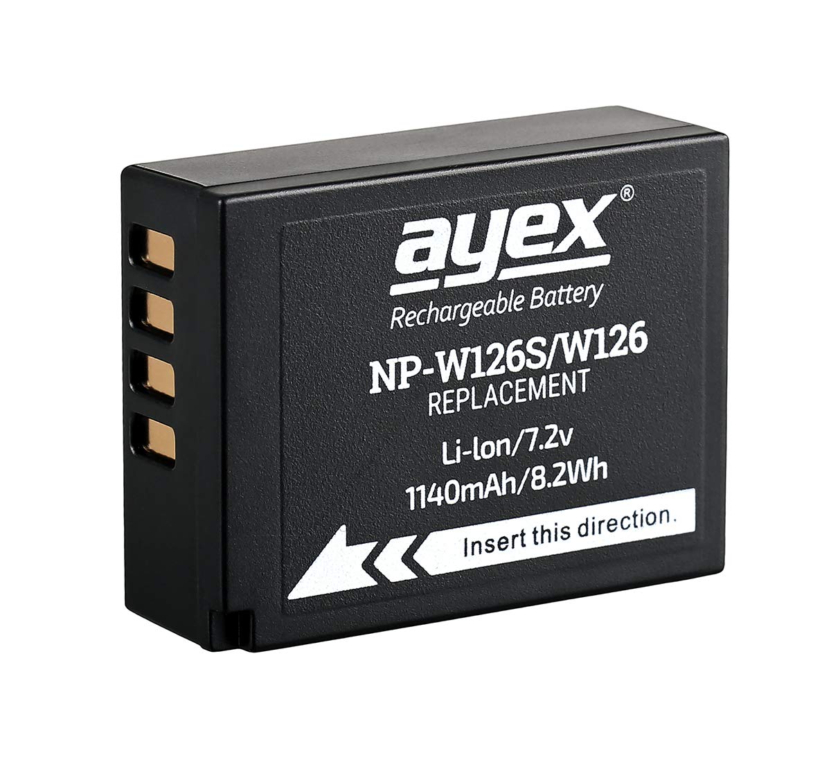 Ayex NP-W126S NP-W126 Batarya, Fujifilm X-Pro3, X-E3, X-T2, X-T3, X100F, X-Pro2, X-T20, X-T30 ile Uyumlu