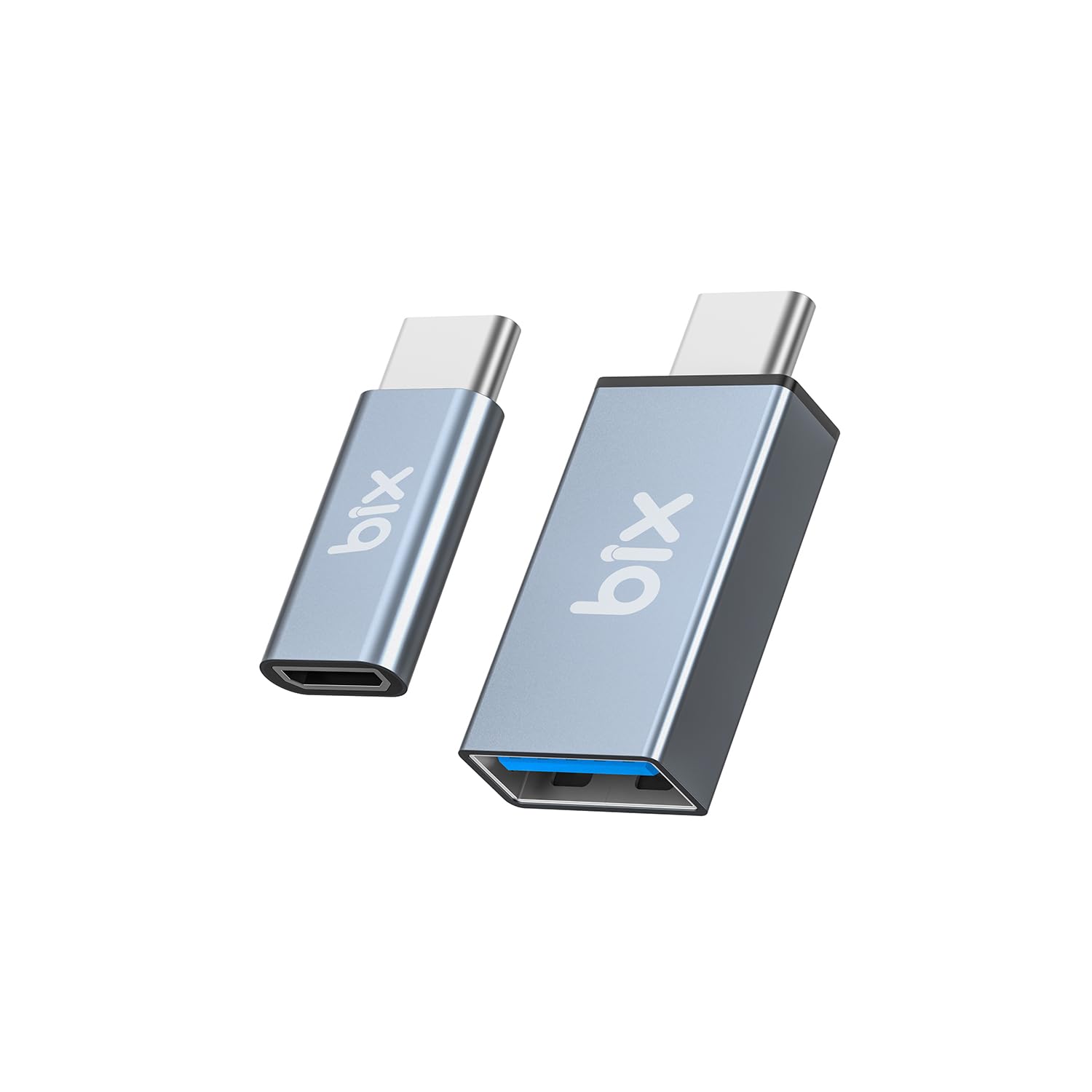 Bix ADP-04 2'si 1 Arada Type-C Micro USB ve USB Çevirici Dönüştürücü Adaptör