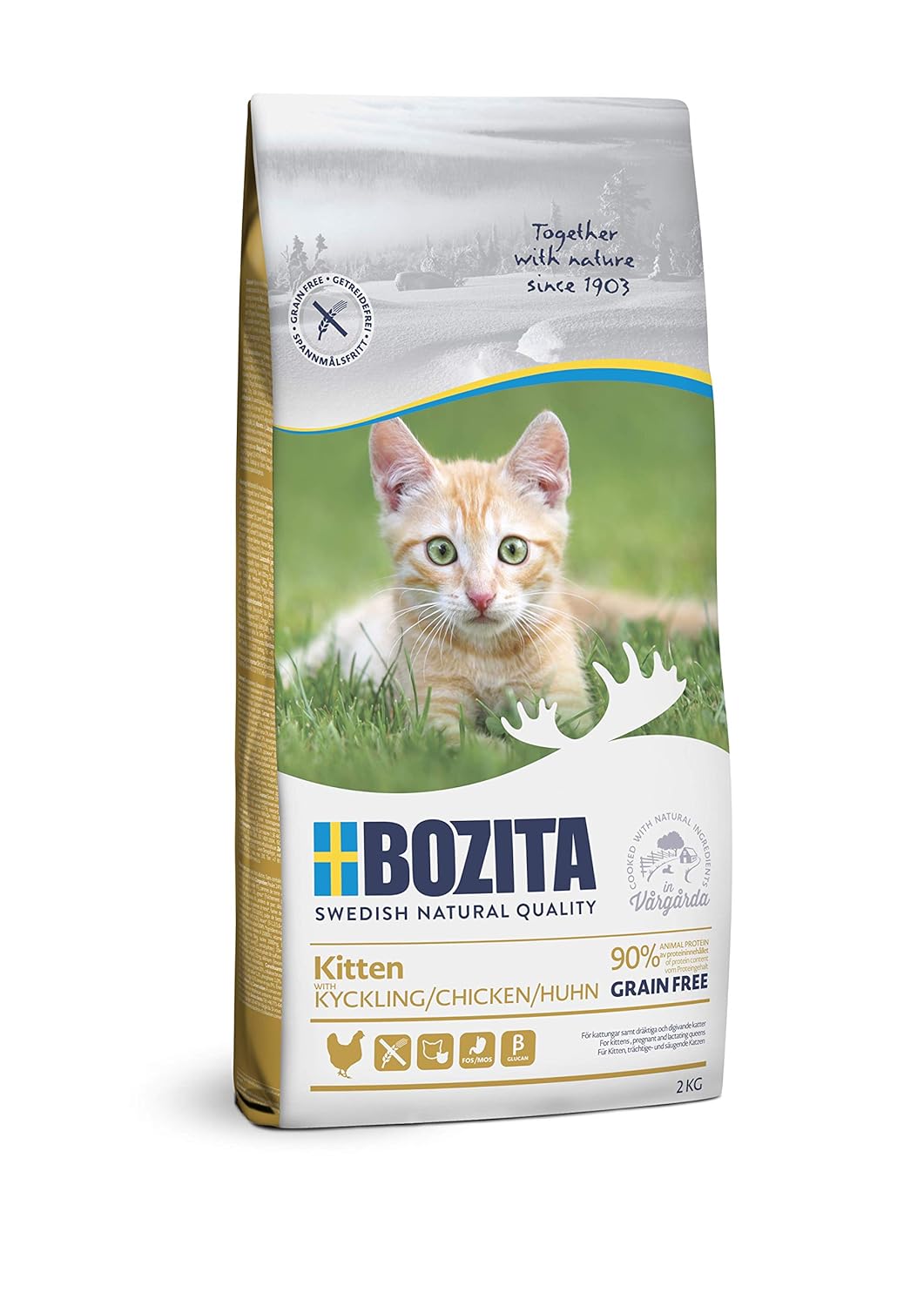 Bozita Kitten Tavuklu Yavru Kedi Maması 2 Kg