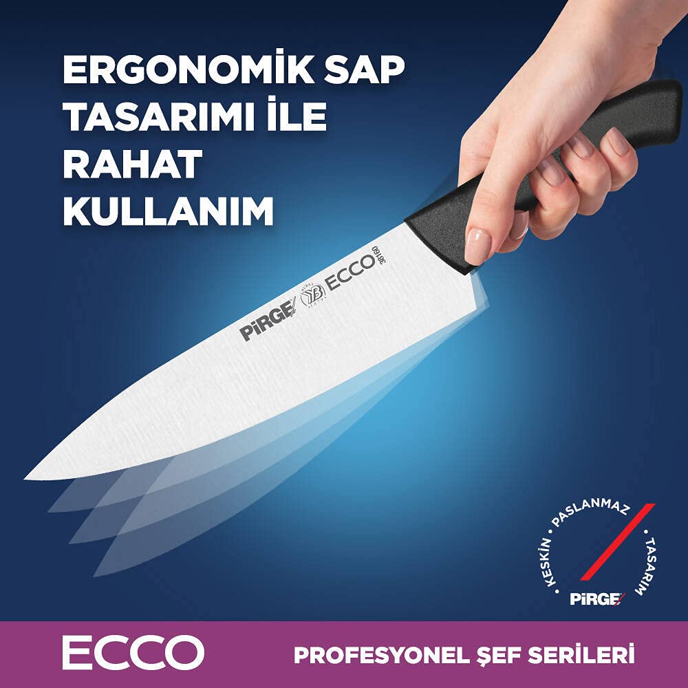 Pirge 35194 Ecco Şef Çantalı Bıçak Seti 6 Parça, Standart