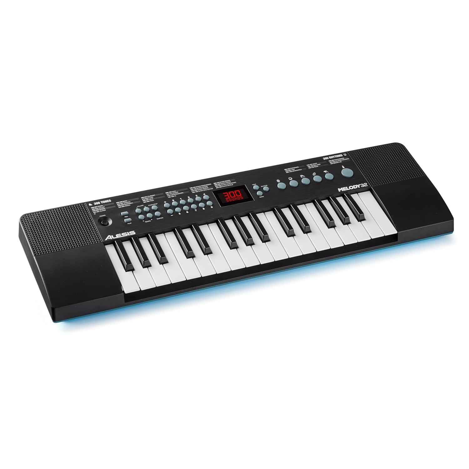 Alesis Melody 32 - Taşınabilir 32 Tuşlu Dijital Piyano Klavye, Dahili Hoparlör, 300 Entegre Ses, 40 Demo Şarkı, USB-MIDI Bağlantılı Mini Klavye