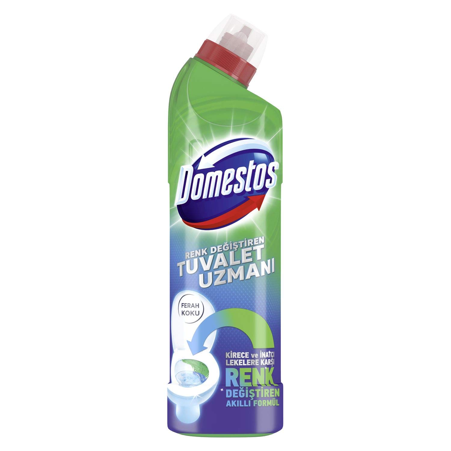 Domestos Tuvalet Temizleyici Renk Değiştiren Tuvalet Uzmanı Kireç Çözücü 750 ml 1 Adet