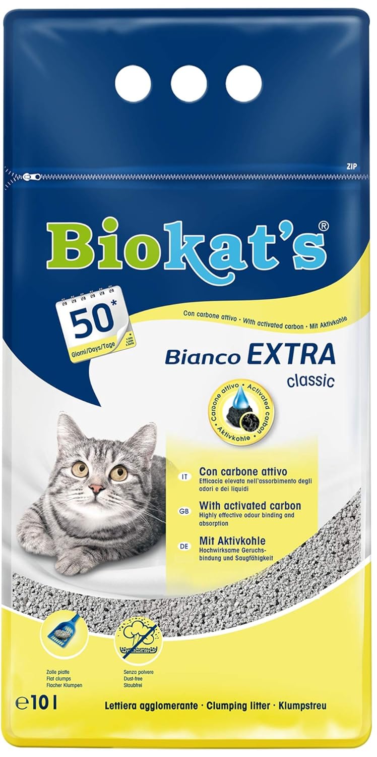 Biokats Bianco Extra Kedi Kumu 10 Lt