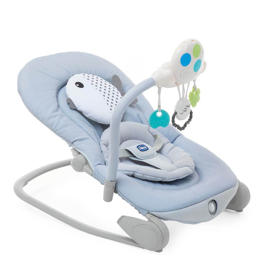 Chicco Balloon Melodili Titreşimli Baby Bouncer (Gri)