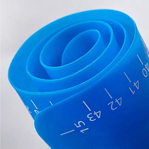 BUFFER® 40 * 50 cm Silikon Ölçekli Kullanımı Kolay Hamur Açma Matı Ekmek Mantı Makarna Hamuru Yoğurma Matı