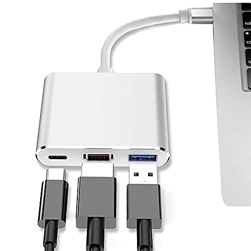 Daytona CF01 Macbook Uyumlu 4K Full HD 1080p Type C To 3 Portlu HDMI - USB 3.0 - PD Çevirici Hub Adaptör