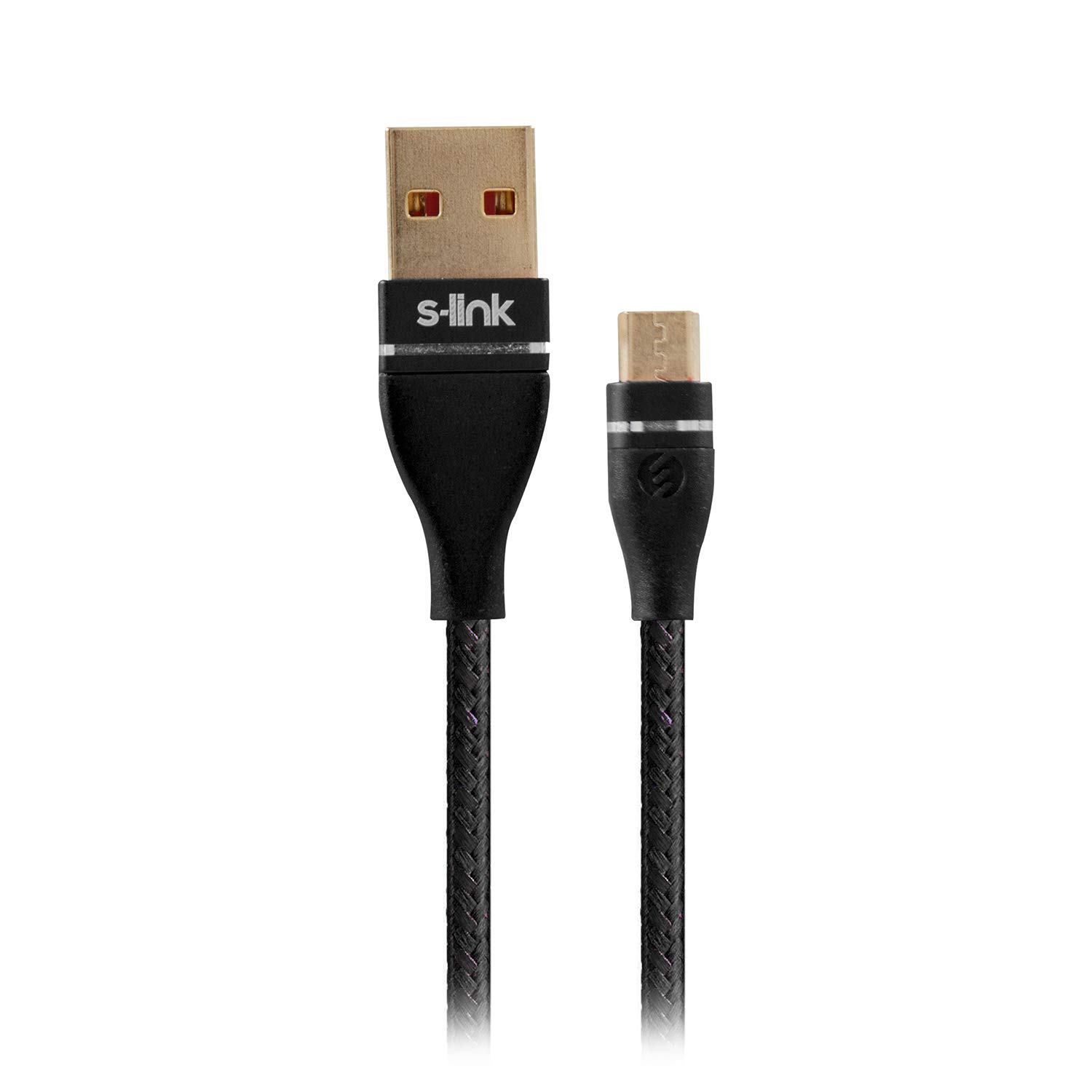 S-link Swapp SW-C540 1M 3A Micro Usb Siyah Şarj Kablosu