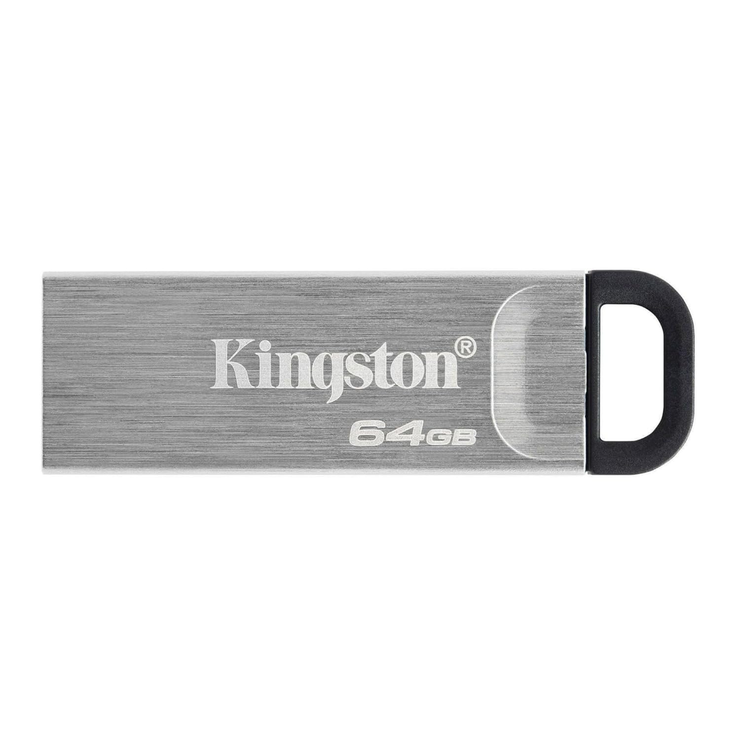 Kingston DataTraveler Kyson 64GB USB Flash Bellek Şık, Kapaksız Metal gövdeli 200MB/s ye Varan Okuma DTKN/64GB