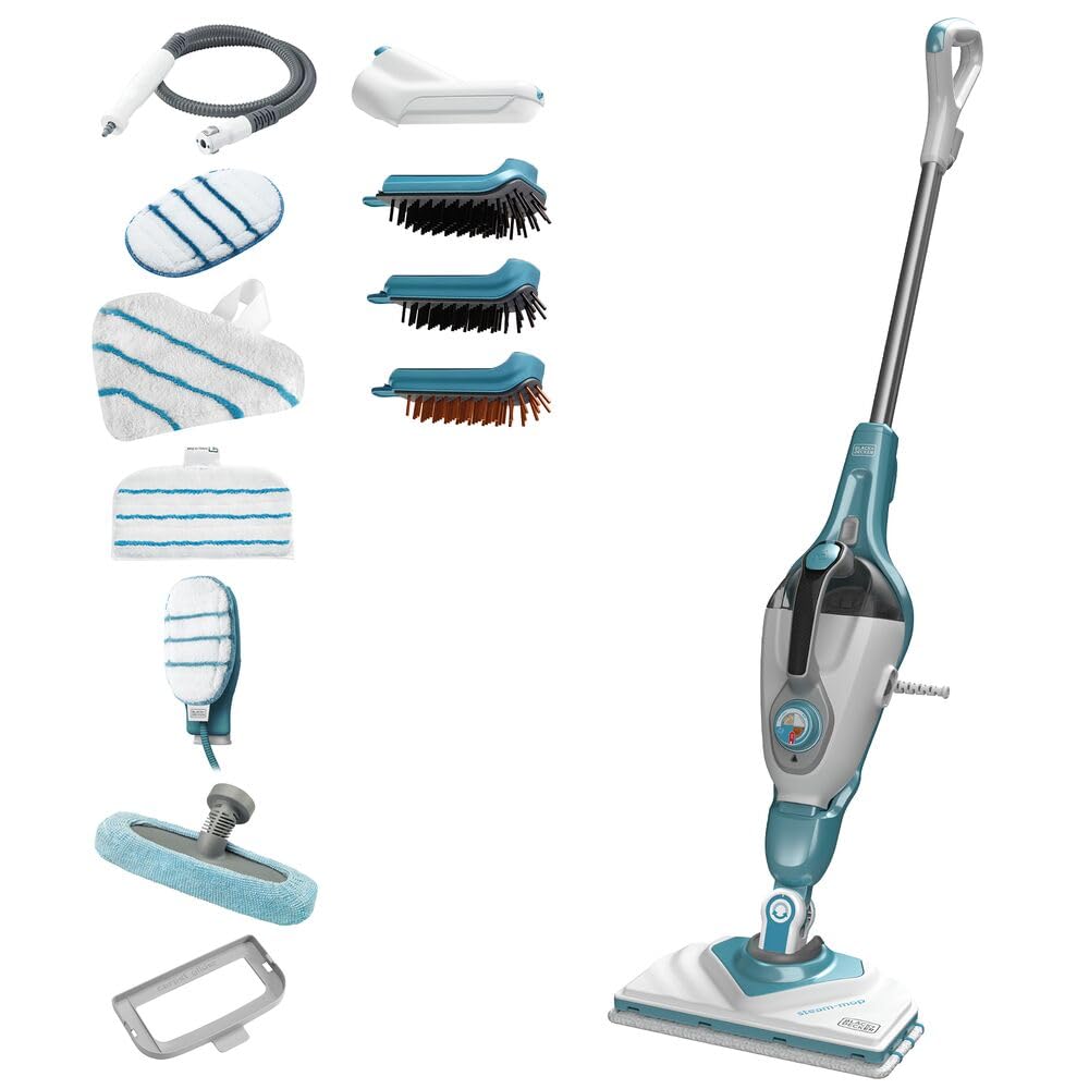 Black + Decker BHSM168DSM-QS 2'si 1 Arada Buharlı Paspas, 1600 W, Delta Başlı ve SteaMitt