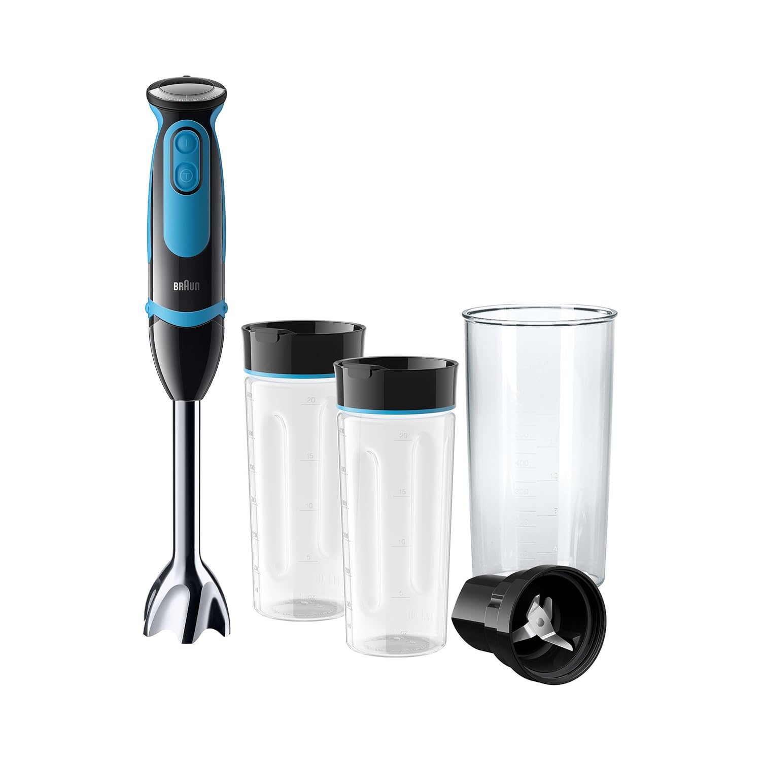 Braun MultiQuick 5 El Blenderi MQ5252BK STGO2, Siyah/Mavi