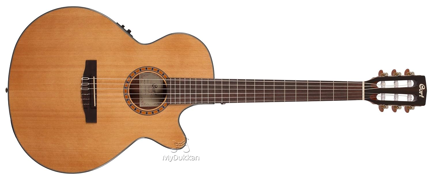 Cort CEC5 NAT Elektro Klasik Gitar