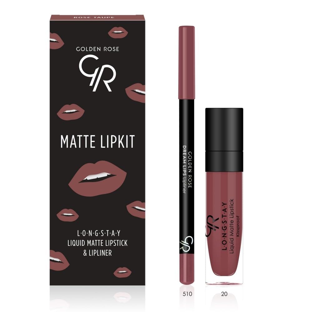 Golden Rose Gr Matte Lıp Kıt No: Rose Taupe 1 Paket (1 x 1 Adet)