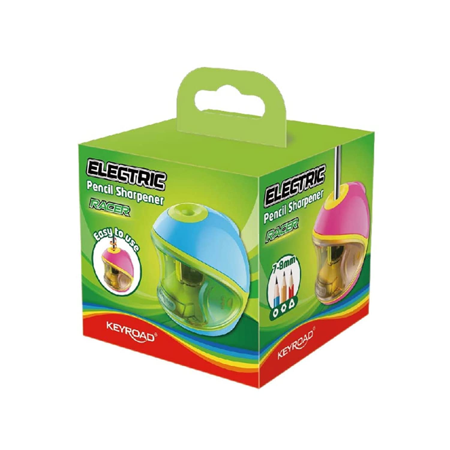 Keyroad Pilli Otomatik Kalemtraş Mavi KR971783