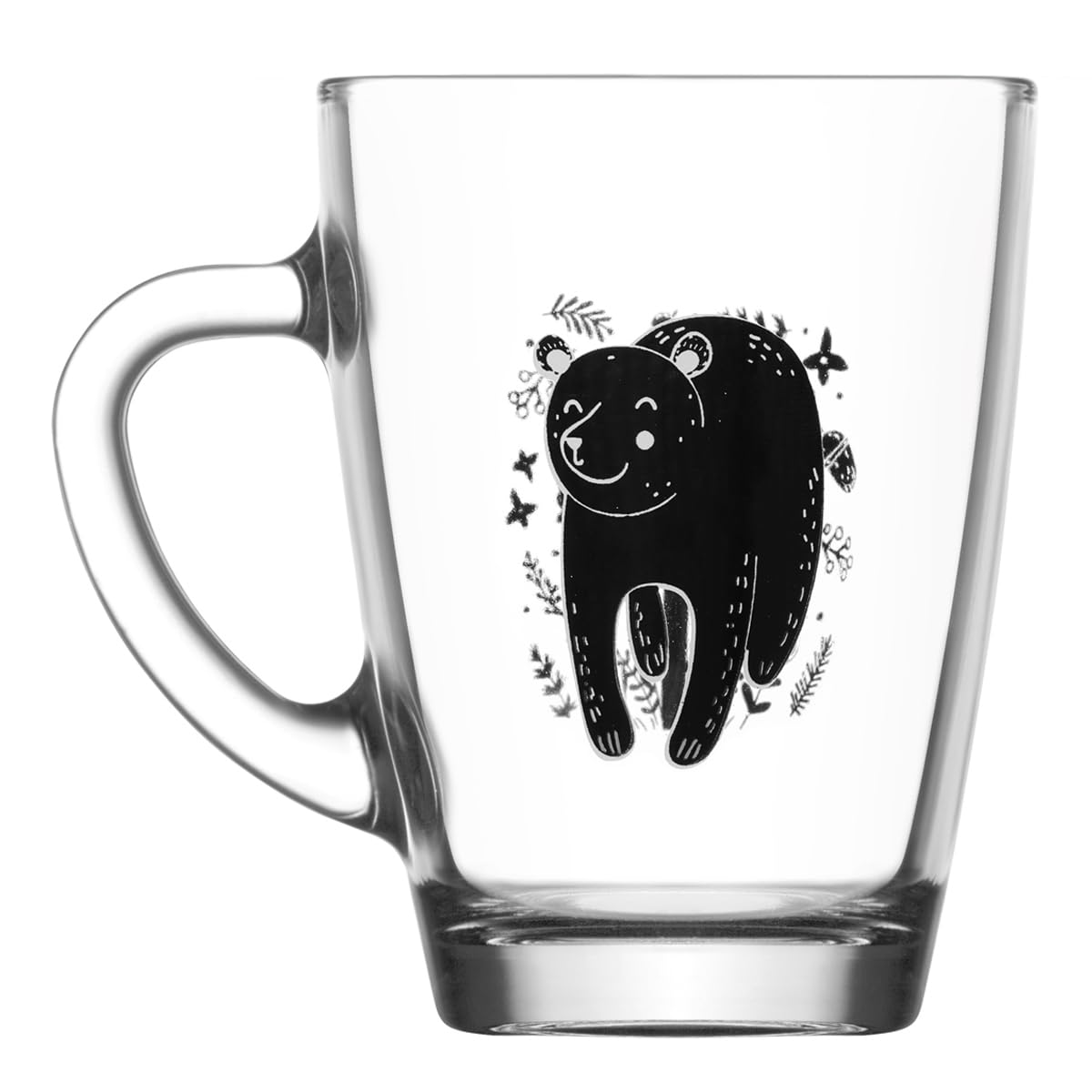 Lav Doğanın Seslenişi 3'lü Fincan, Şeffaf