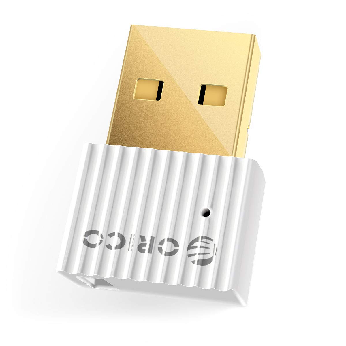 ORICO Bluetooth Adaptörü, USB 5.0 Mini Kablosuz Dongle - Beyaz (sürücü gerekli)