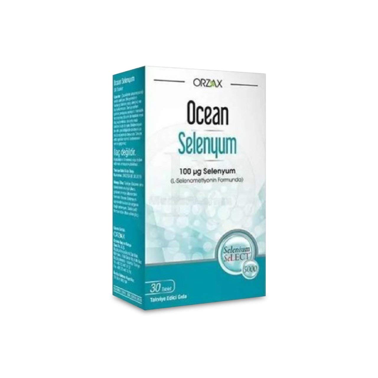 Orzax Ocean Selenyum 100 Mcg 30 Tablet