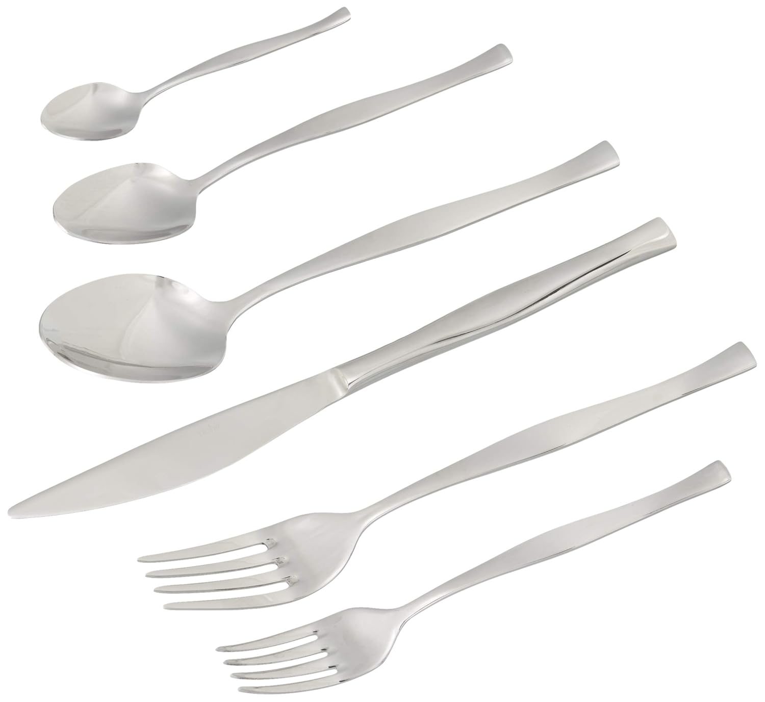 Nehir Zarif Sade 12 Kişilik 72 Parça Çatal Kaşık Bıçak Takımı