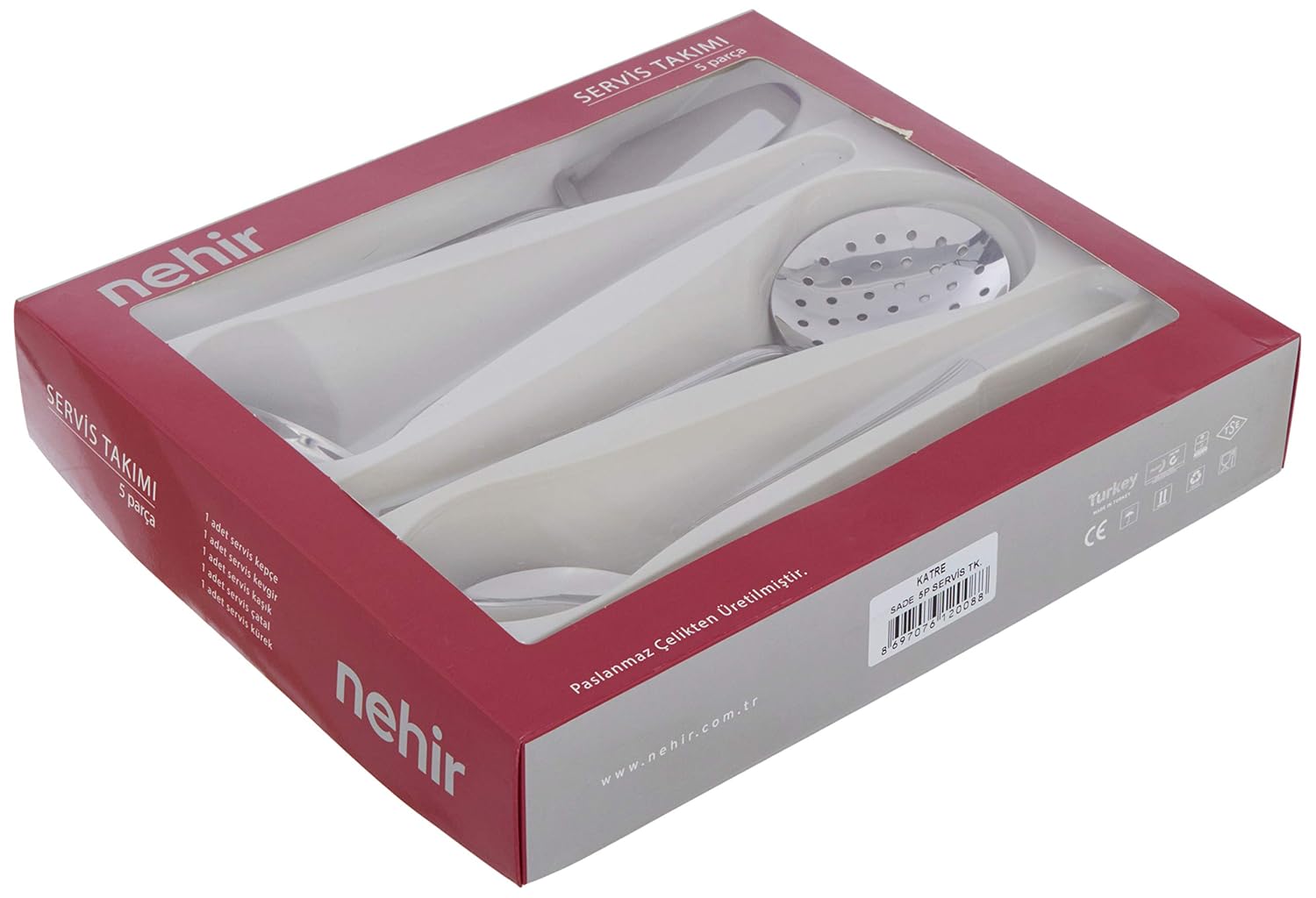 Nehir Katre Sade 5 Parça Servis Takımı