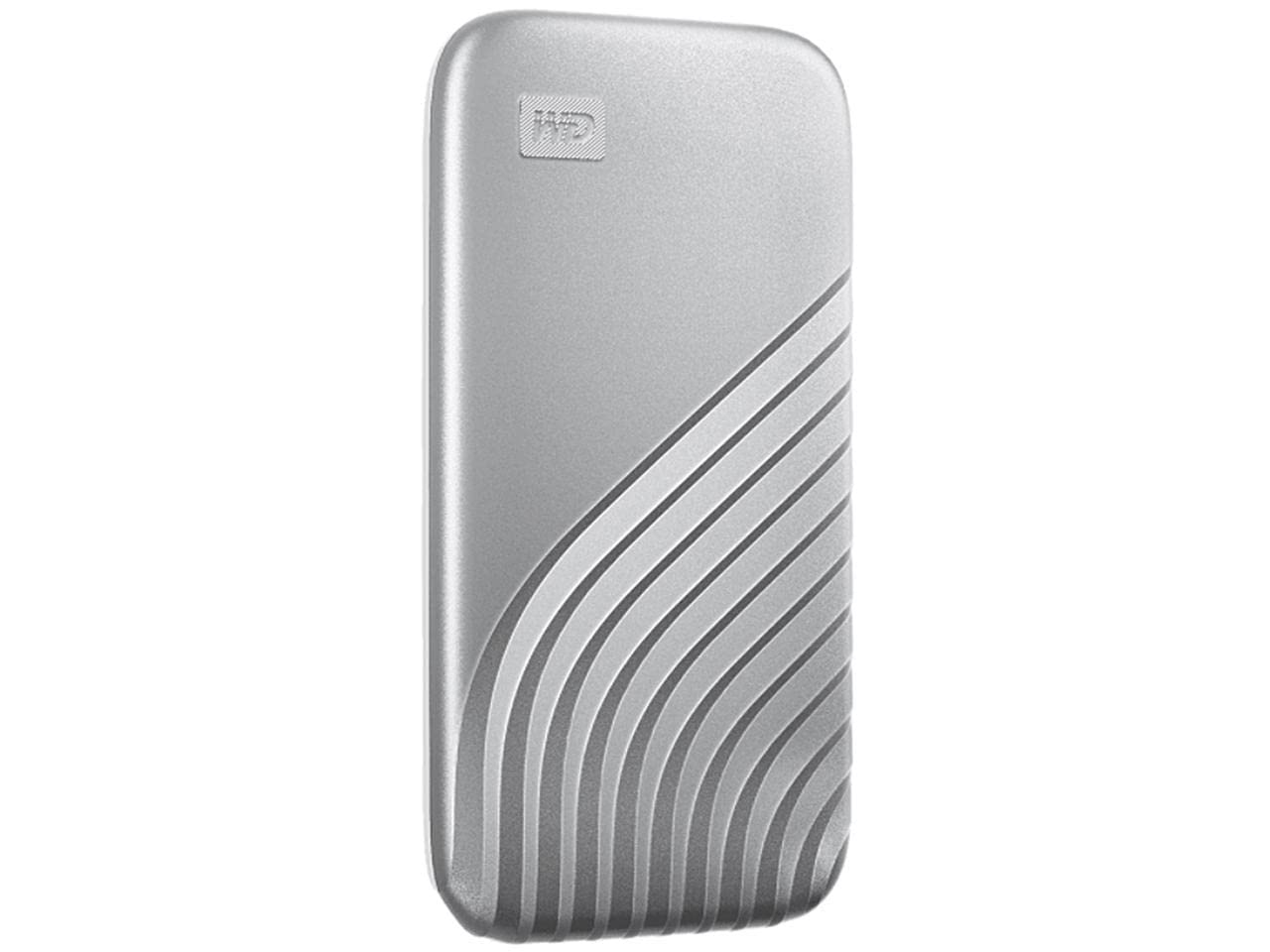 WD My Passport™ SSD 2TB Silver, 1050MB/s Read, 1000MB/s Write, PC & Mac Compatiable