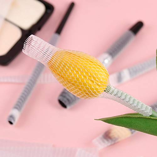 Buffer KK06YT1994 Far Allık Kontür Eyeliner Fırça Malzemeleri Ürünleri Koruyucu File Kapak Örgü Kılıf Set 20li, Renkli, Medium