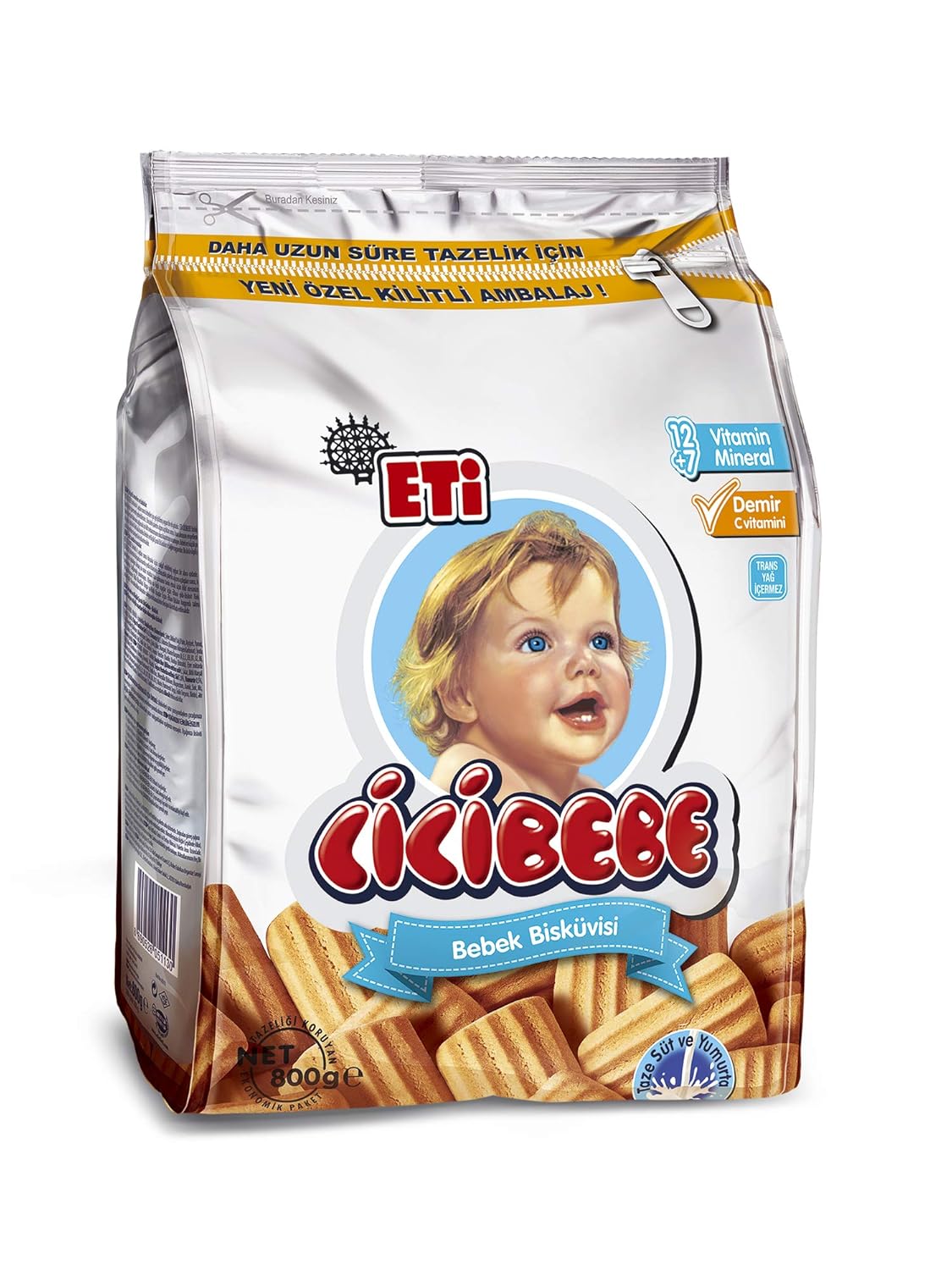 Eti Cicibebe Bisküvi 800 g