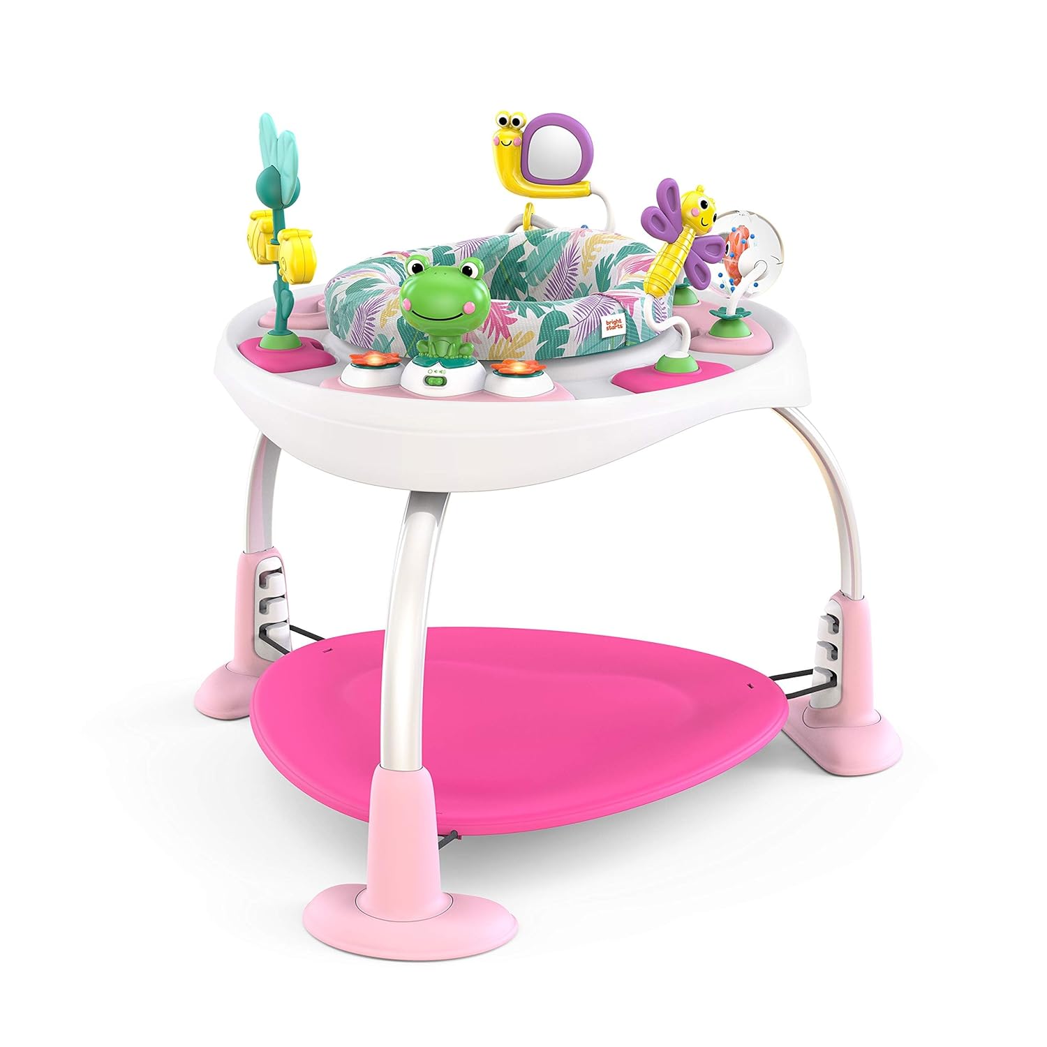 Bright Starts Bounce Bounce Baby 2'si 1 Arada Aktivite Zıplatıcı ve Masa - Oynak Avuç İçi