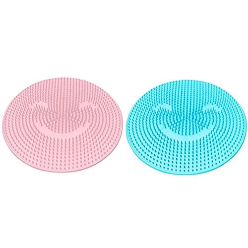 BUFFER® Silikon Fırçalı Banyo Masaj Matı ve Ayaklar için Topuk Masaj Paspası