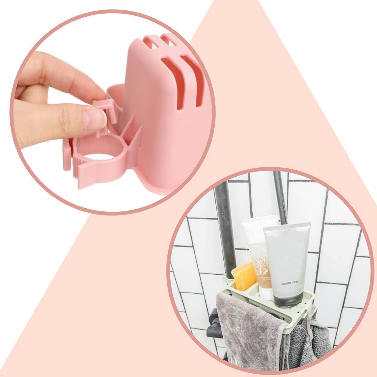 BUFFER® Musluğa Takılan Sünger Havlu Askılı Sabun Hazneli Mutfak Banyo Lavabo Düzenleyici Organizer