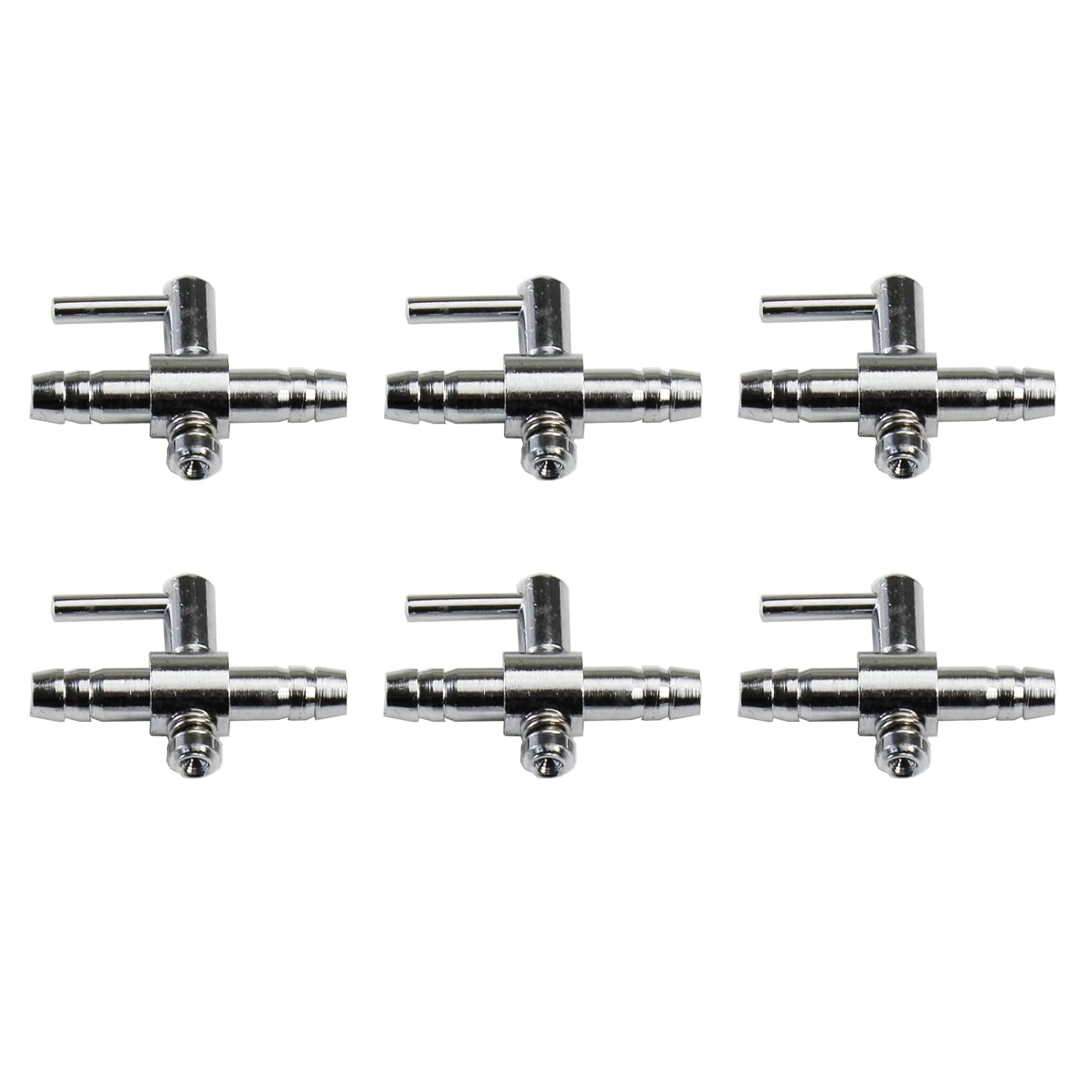 AQUANEAT Akvaryum Kontrol Vanası, Akvaryum Hava Vanası, Metal Paslanmaz Çelik Gang Vanası, Hava Pompası için Hava Akışı Dağıtıcı