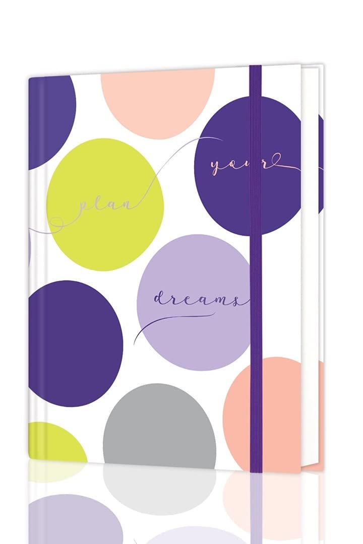 Victoria's Journals 16,5x22,5 cm Gizli Spiralli Çizgili Defter Tarihsiz Not Defteri (Candy Polka)