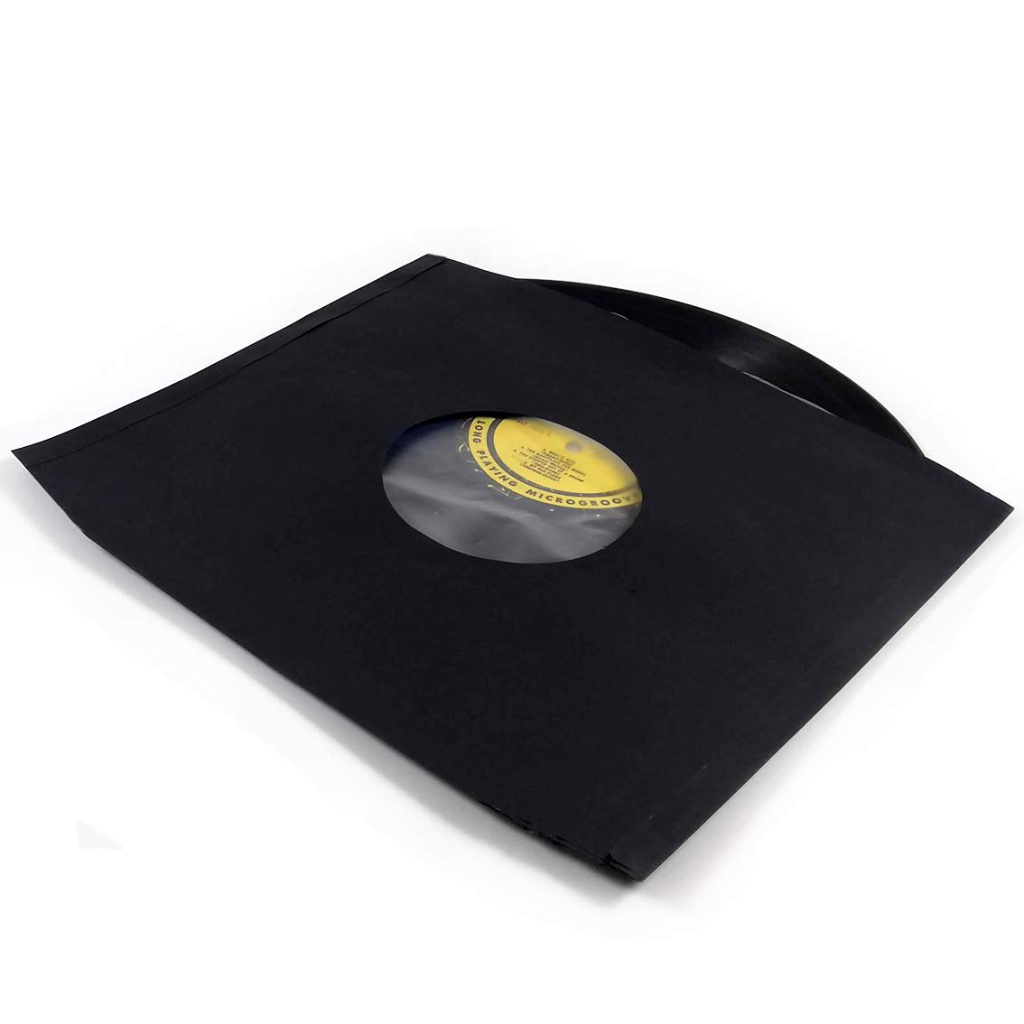 Çıtırtılı Sesler Siyah Antistatik LP (12") Plak Zarfı (20 Adet)