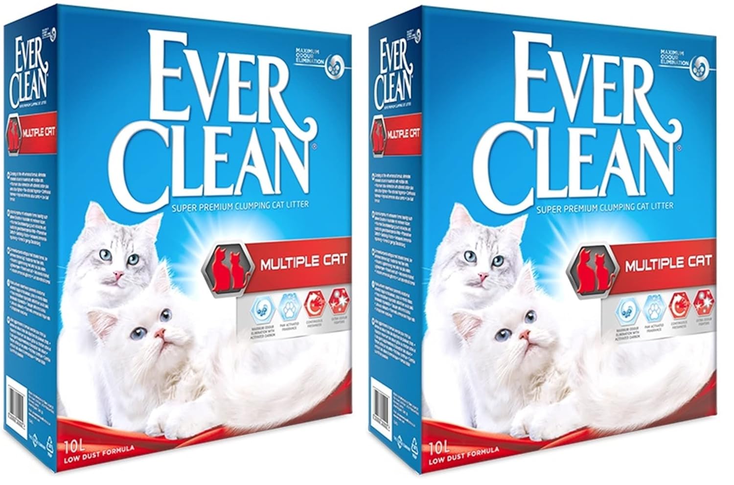 Ever Clean Multiple Cat Çok Kedili Topaklanan Kedi Kumu 2x10 Lt