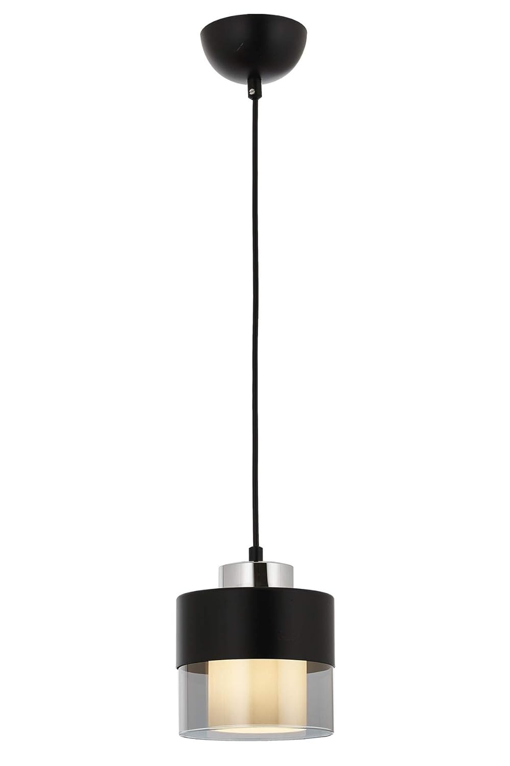 Avonni AV-60193-1BSY Siyah Boyalı Modern Avize E27 Metal Cam 15cm