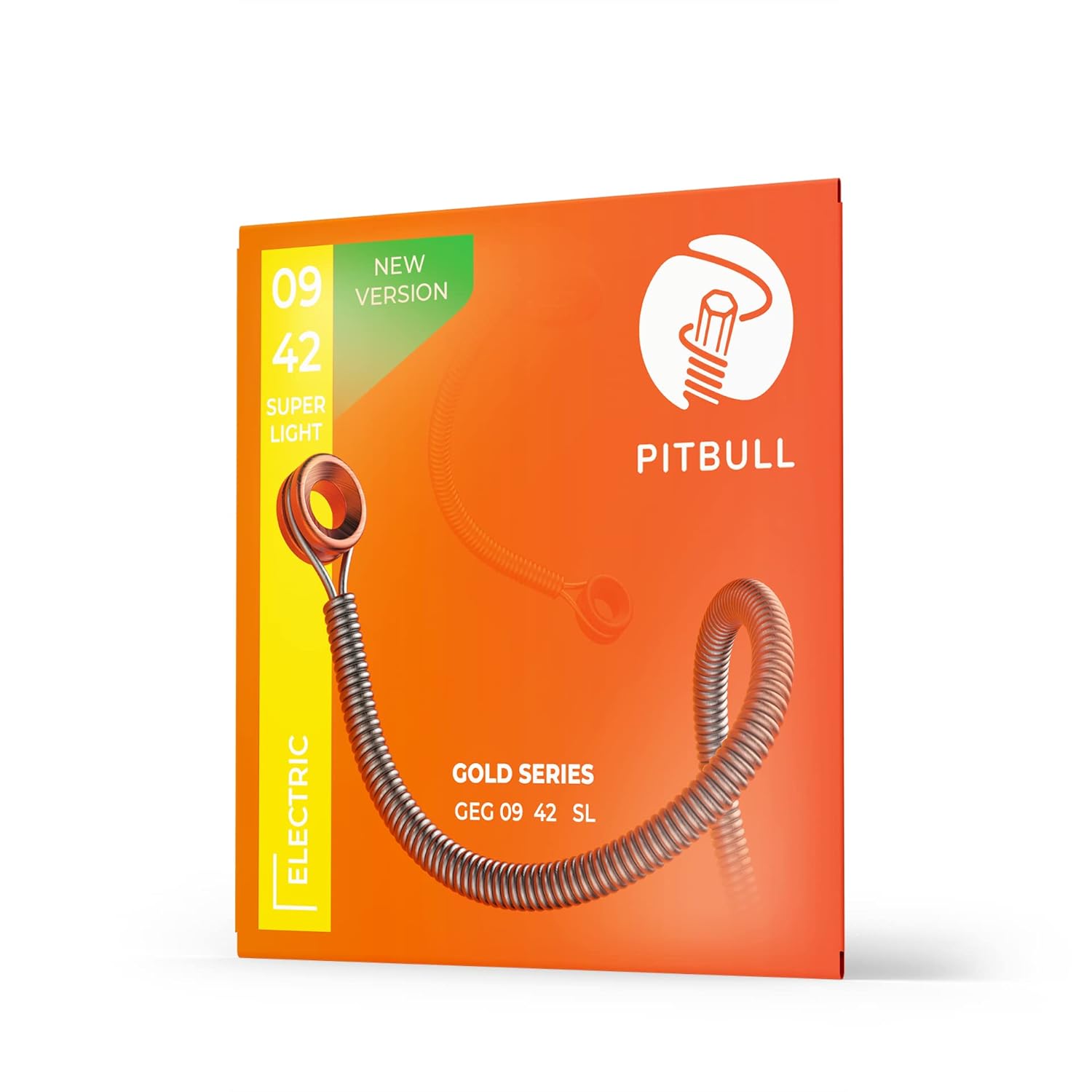 Pitbull Gold Seri Elektro Gitar Teli SET (09-42 Super Light, Tekli Set)