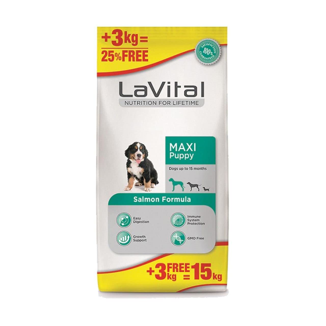 La Vital Büyük Irk Somonlu Yavru Köpek Maması 15 Kg