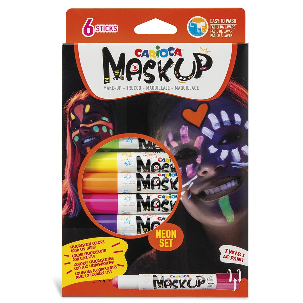 Carioca Mask Up Yüz Boyası - Neon (6 Renk)