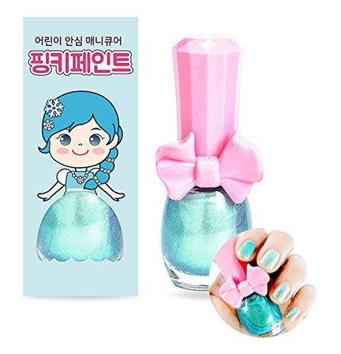 Pinky Cosmetic I'm Pinky Kids Nail Paint Shiny Blue Çocuklar İçin Soyulabilir Oje