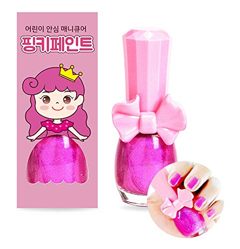 Pinky Cosmetic I'm Pinky Kids Nail Paint Shiny Pink Çocuklar İçin Soyulabilir Oje