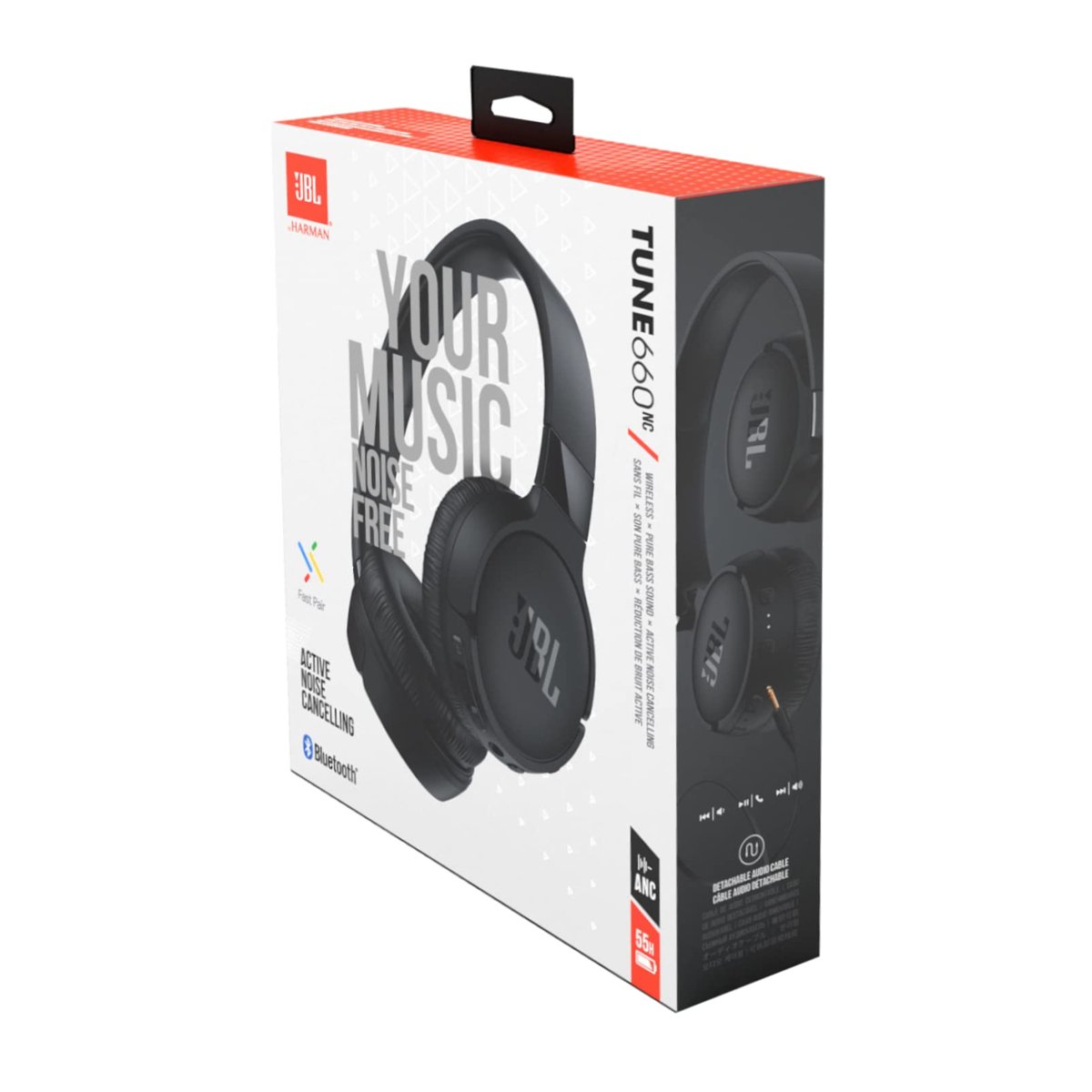 JBL Tune 660 BT NC Wireless Kulaklık, OE, Siyah