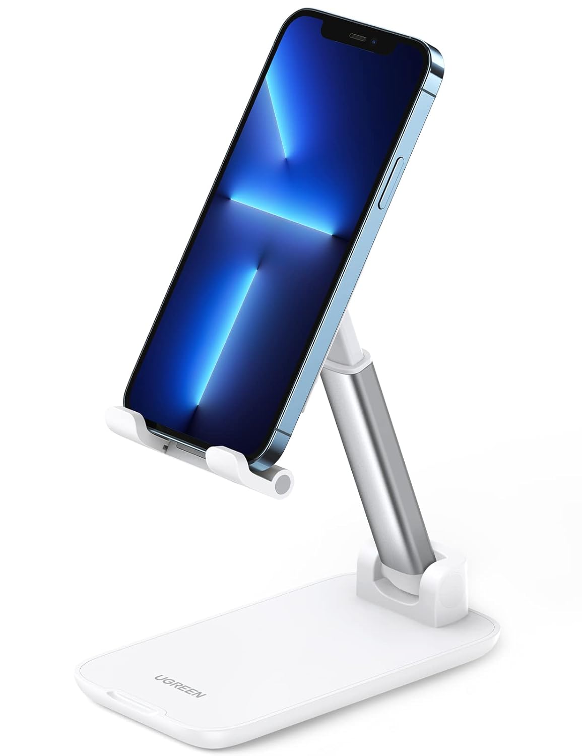 UGREEN Katlanabilir Telefon Tutacağı iPhone ile Uyumlu Galaxy Redmi Huawei (Beyaz)