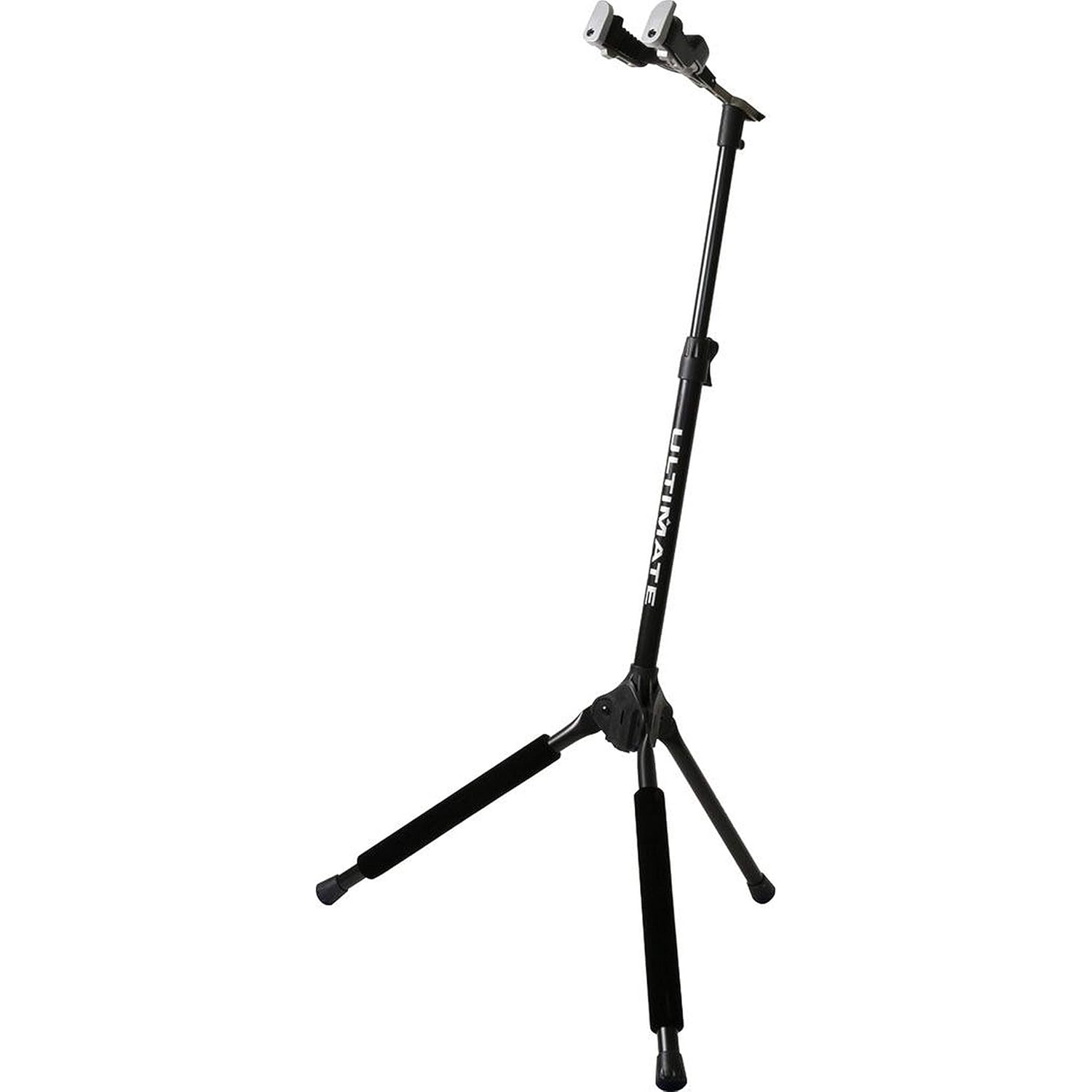 Ultimate Support GS-1000 Pro+ Genesis Guitar Stand Genesis® Serisi Plus Kilitli Bacaklar ve Kendiliğinden Kapanan Yoke Güvenlik Kapısı ile Gitar Standı | Sehpası