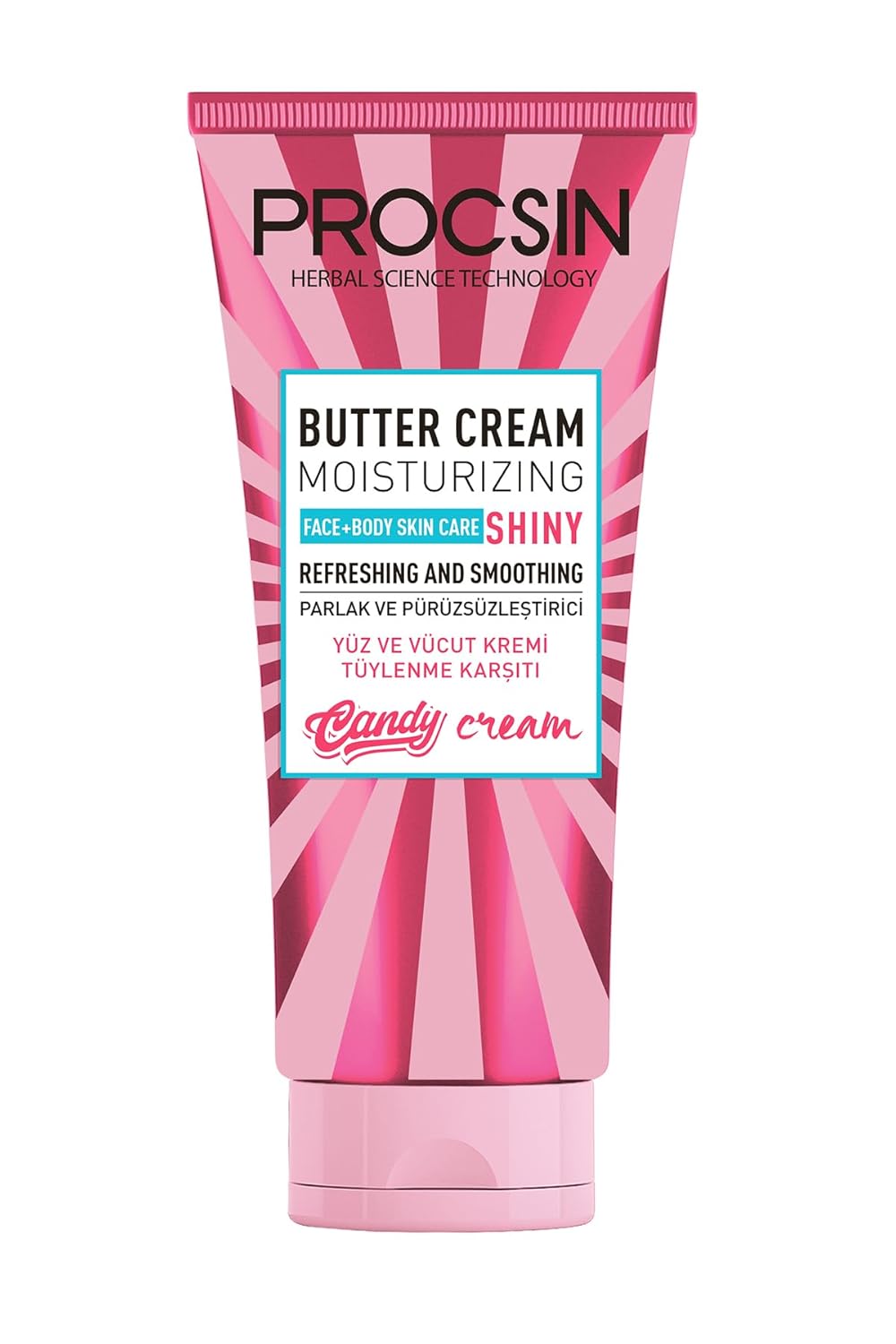 PROCSIN Butter Cream, Yoğun Nemlendirici & Besleyici Vücut Kremi, Cilt Bariyeri Güçlendirici, Kuruluk Karşıtı & Onarıcı Bakım, 175 ML