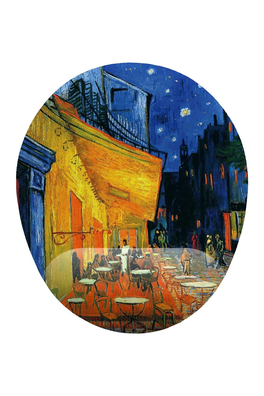 iyi fikirler Van Gogh Cafe de Terrace Bilek Destekli Mouse Pad