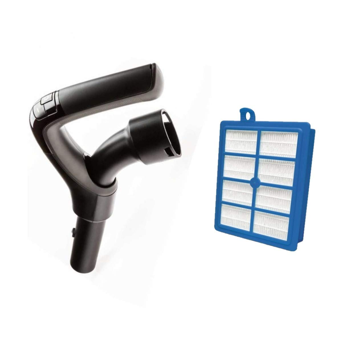 Popüler Kumanda Sapı+HEPA13 FİLTRE Philips FC9928 Marathon Ultimate ile Uyumlu