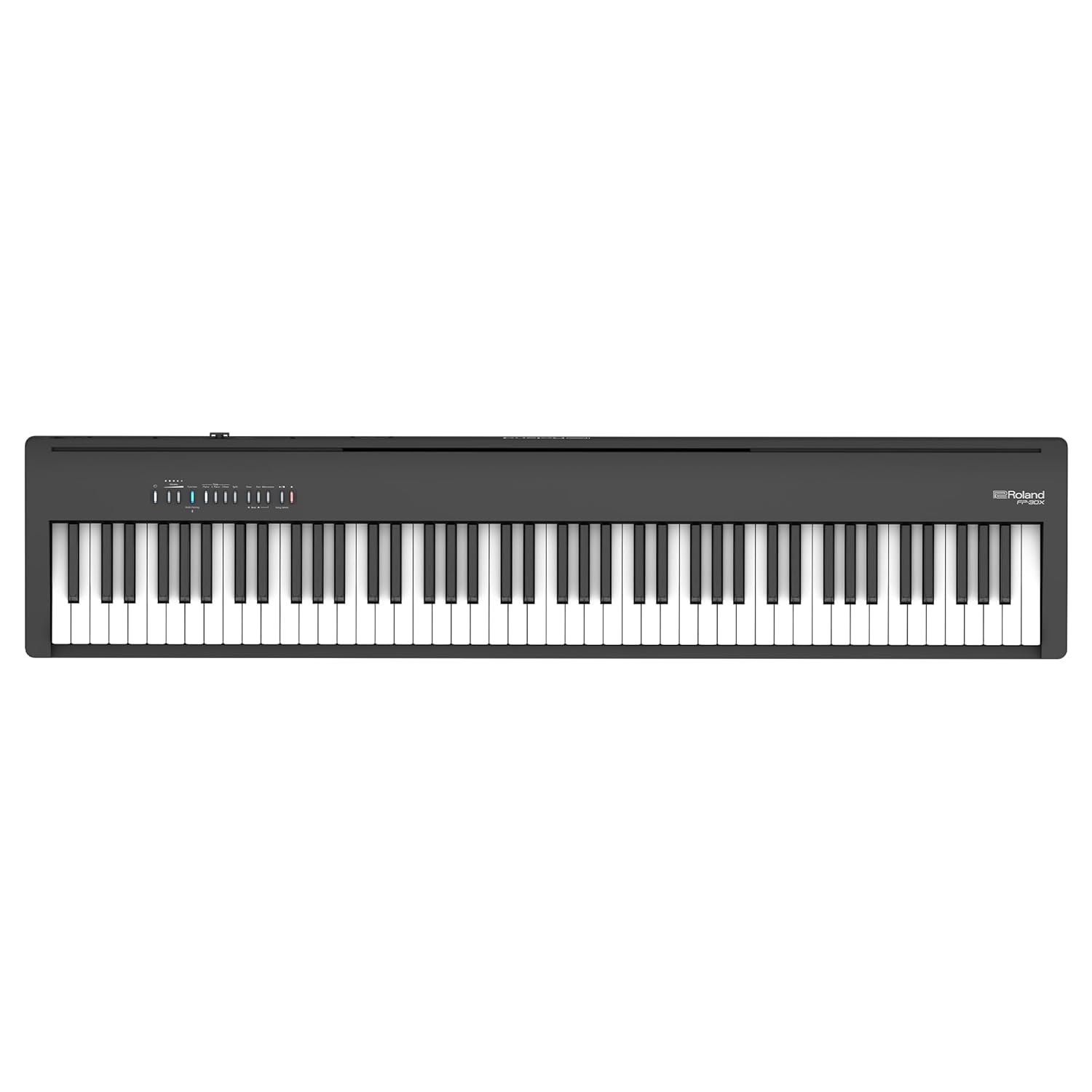 Roland Dahili Güçlü Amplifikatör ve Stereo Hoparlörlü FP-30X Dijital Piyano. Rakipsiz Akustik Hissetme Sesi için Zengin Tonlu Otantik Fildişi 88-Note PHA-4 Klavye. (FP-30X-BK), Siyah