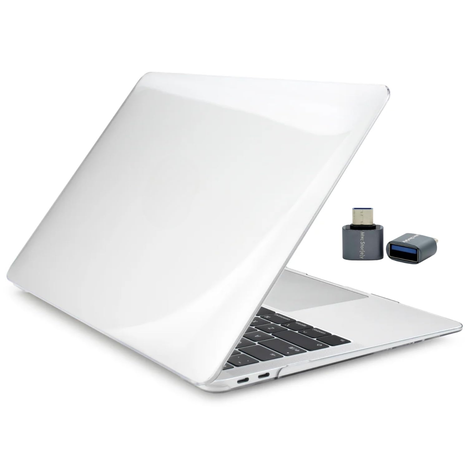McStorey MacBook Pro 16.2 İnç Kılıf A3403 A3186 A2991 A2780 A2485 Uyumlu | M4 M3 M2 M1 Kristal Şeffaf Sert Kapak Parlak Pürüzsüz Yüzey Hard Case Koruyucu Şeffaf