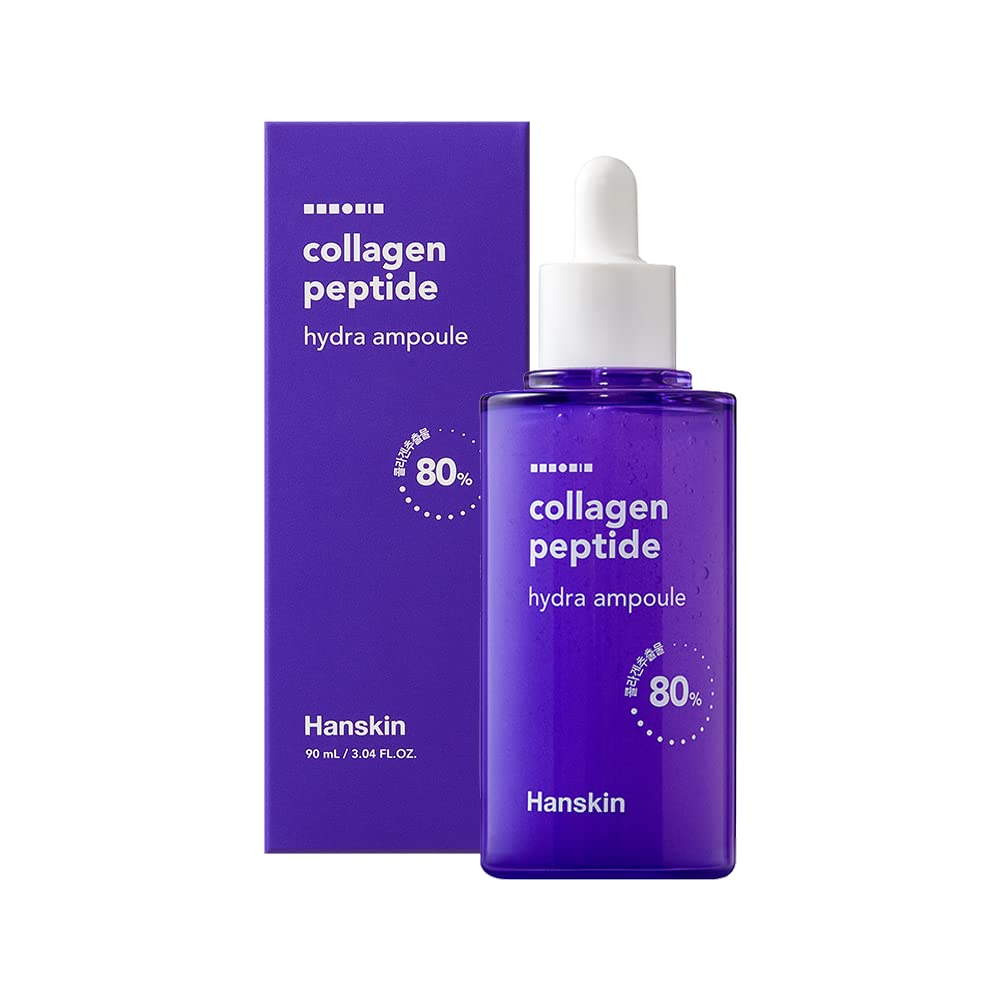 Hanskin Collagen Peptide Hydra Ampul-Yüz Serumu%80 Kolajen Ve 20 Çeşit Peptit/yaşlanma Karşıtı 90ml