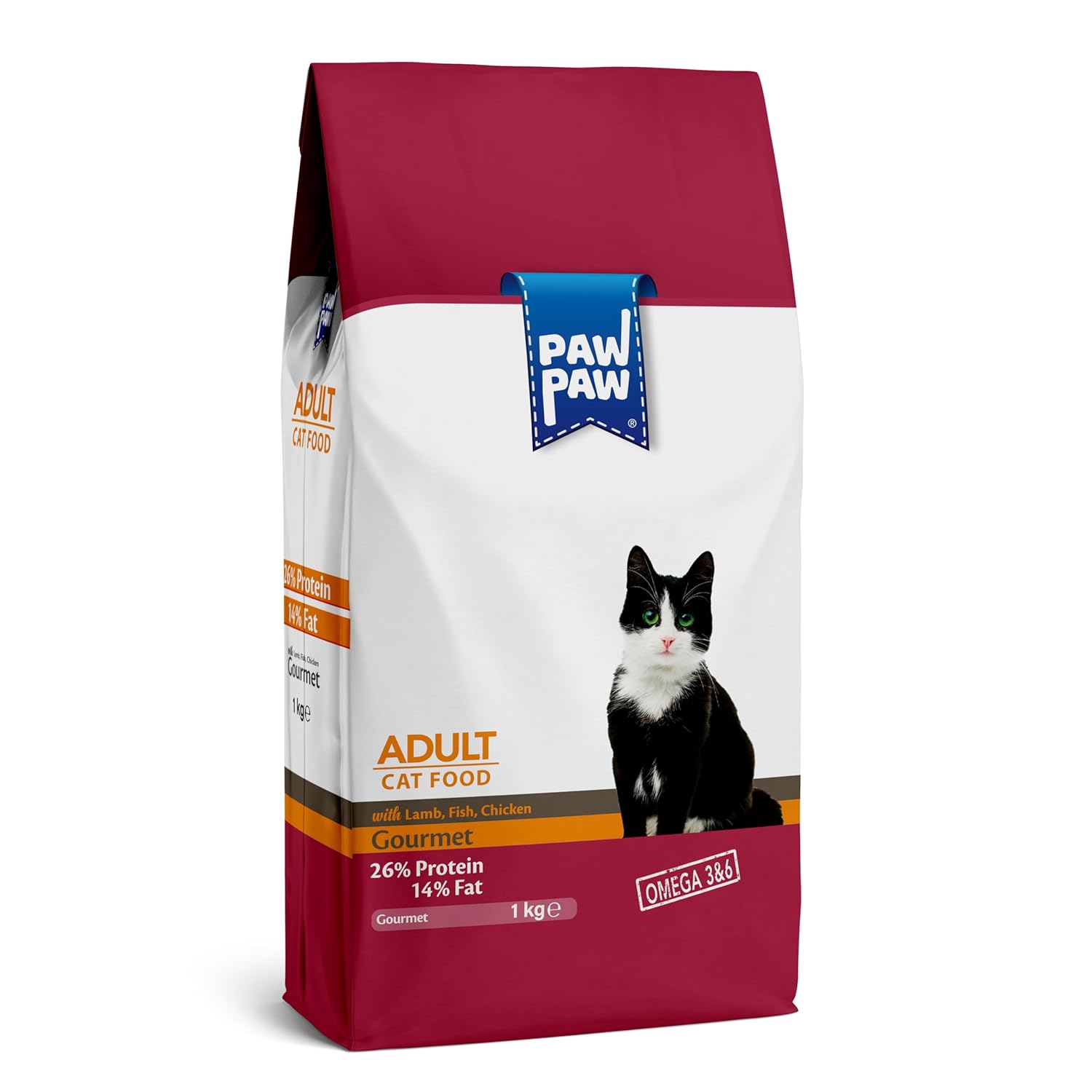 Paw Paw Yetişkin Kedi Maması Gurme 1 KG