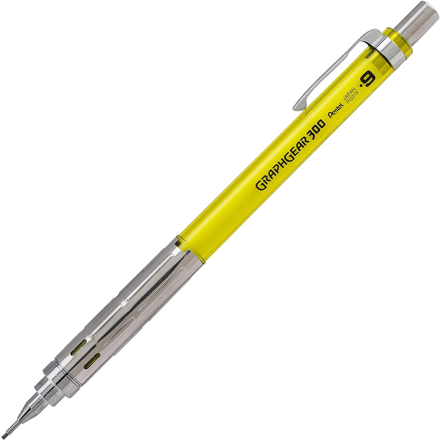 Pentel PG319-TGX (0.9 mm) Teknik Çizim ve Yazı İçin Mekanik Kurşun Kalem, Orijinal Kutusunda