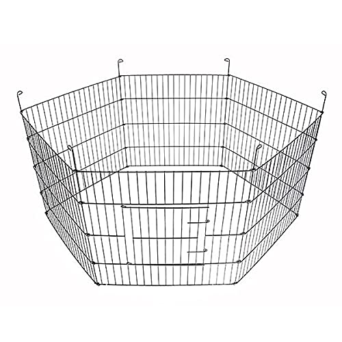 Lion Küçük Irk Köpek ve Tavşanlar İçin Panel Çit 61x48Cm 6 Parça